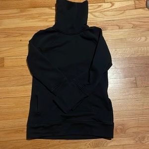 Black Lululemon cowl neck sweatshirt